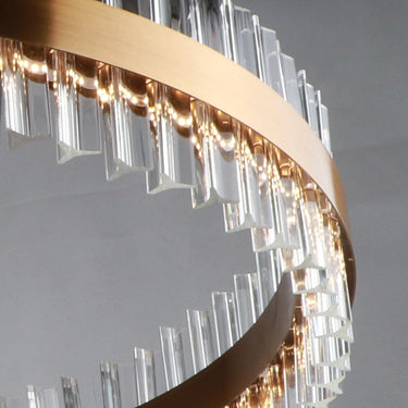 hanging crystal lights